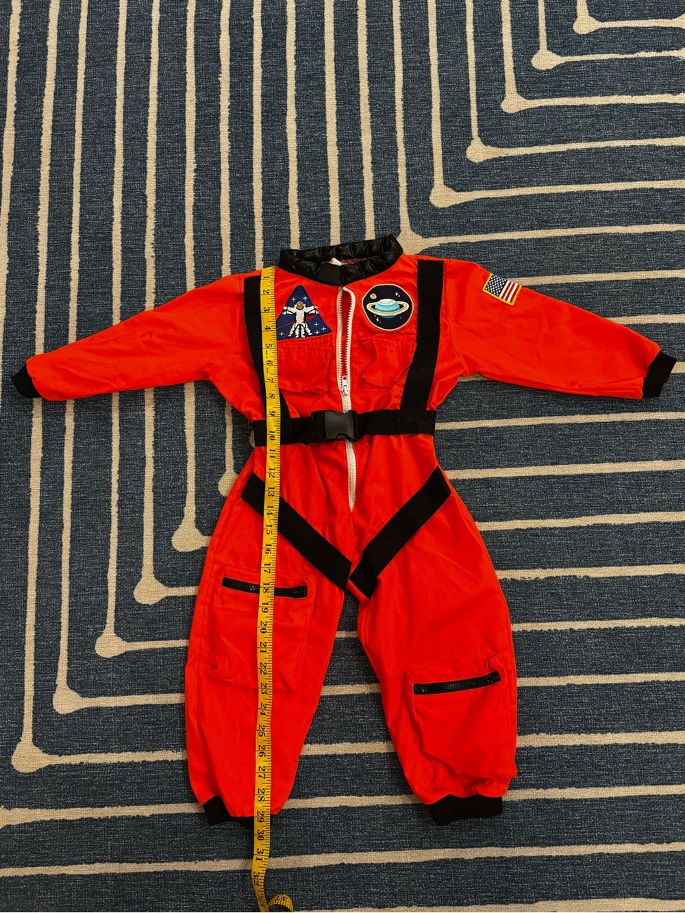 TEETOT & CO. | Kids Orange Space Explorer Jumpsuit - Picture 4 of 7